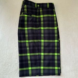 Nike Mens Plaid Golf Shorts Size 36
